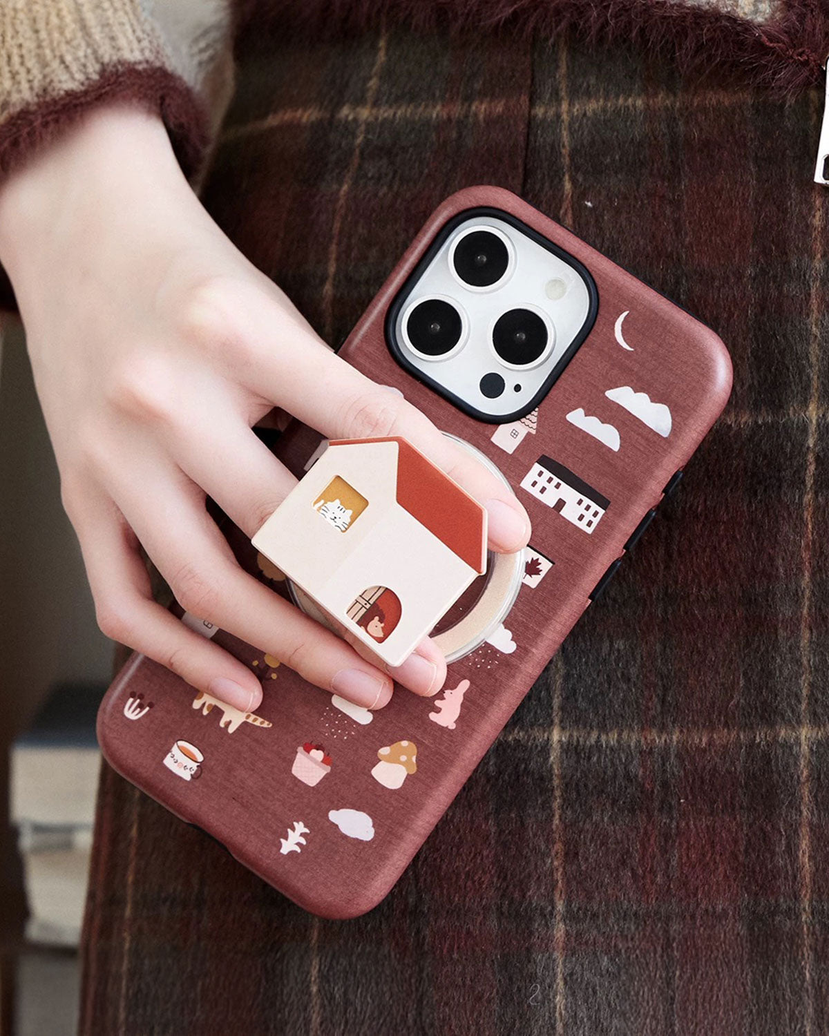 COZY HOME GRIP PHONE CASE