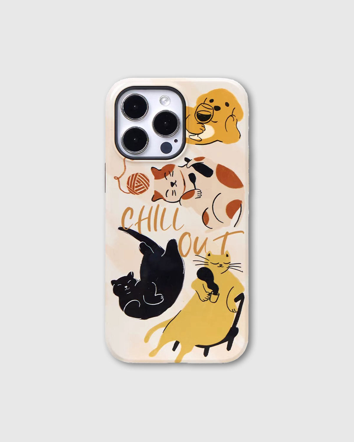 CHILL OUT CAT PHONE CASE