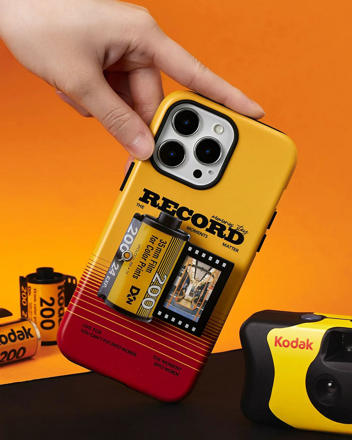 RECORD MOMENTS PHONE CASE