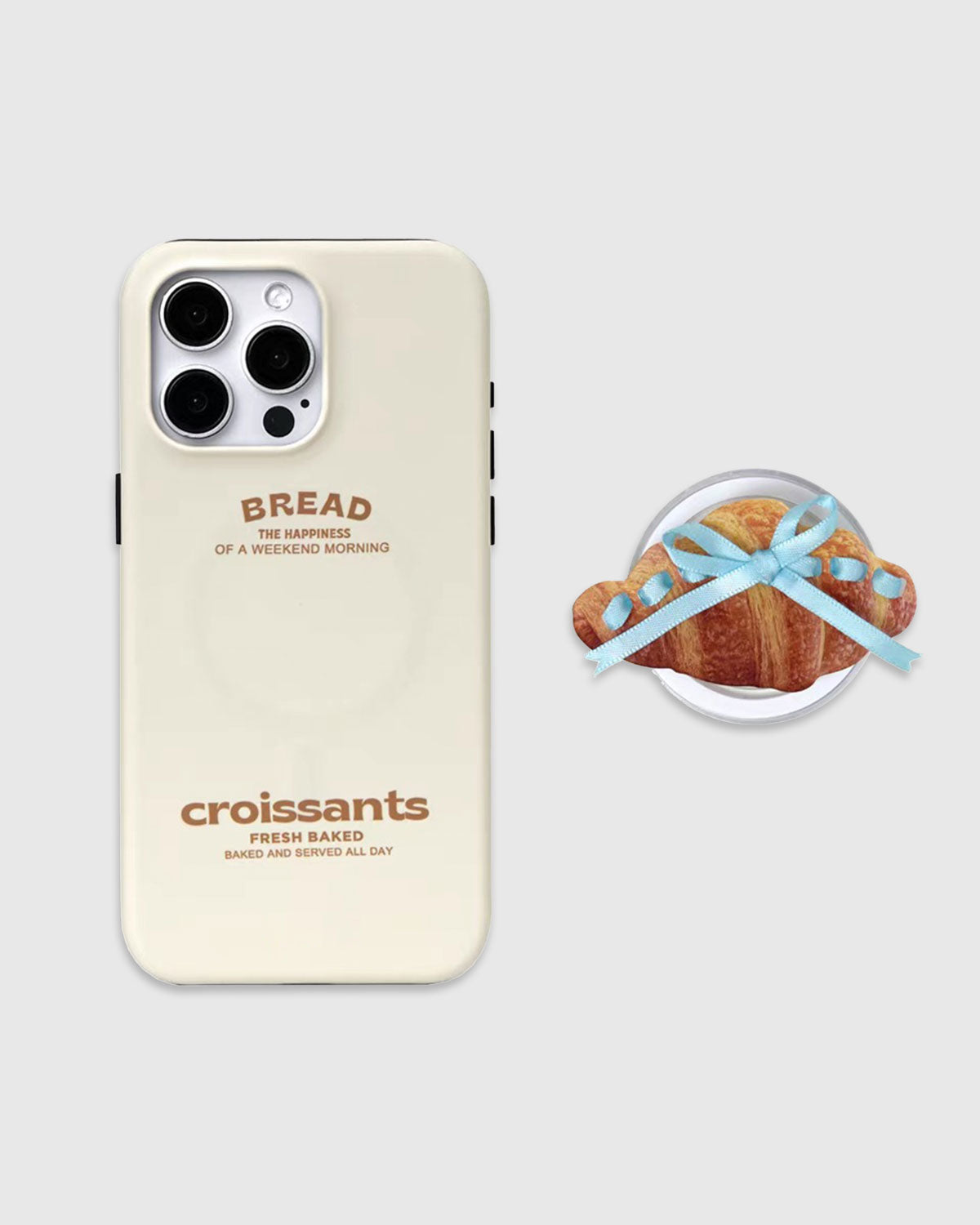 WEEKEND CROISSANT GRIP PHONE CASE