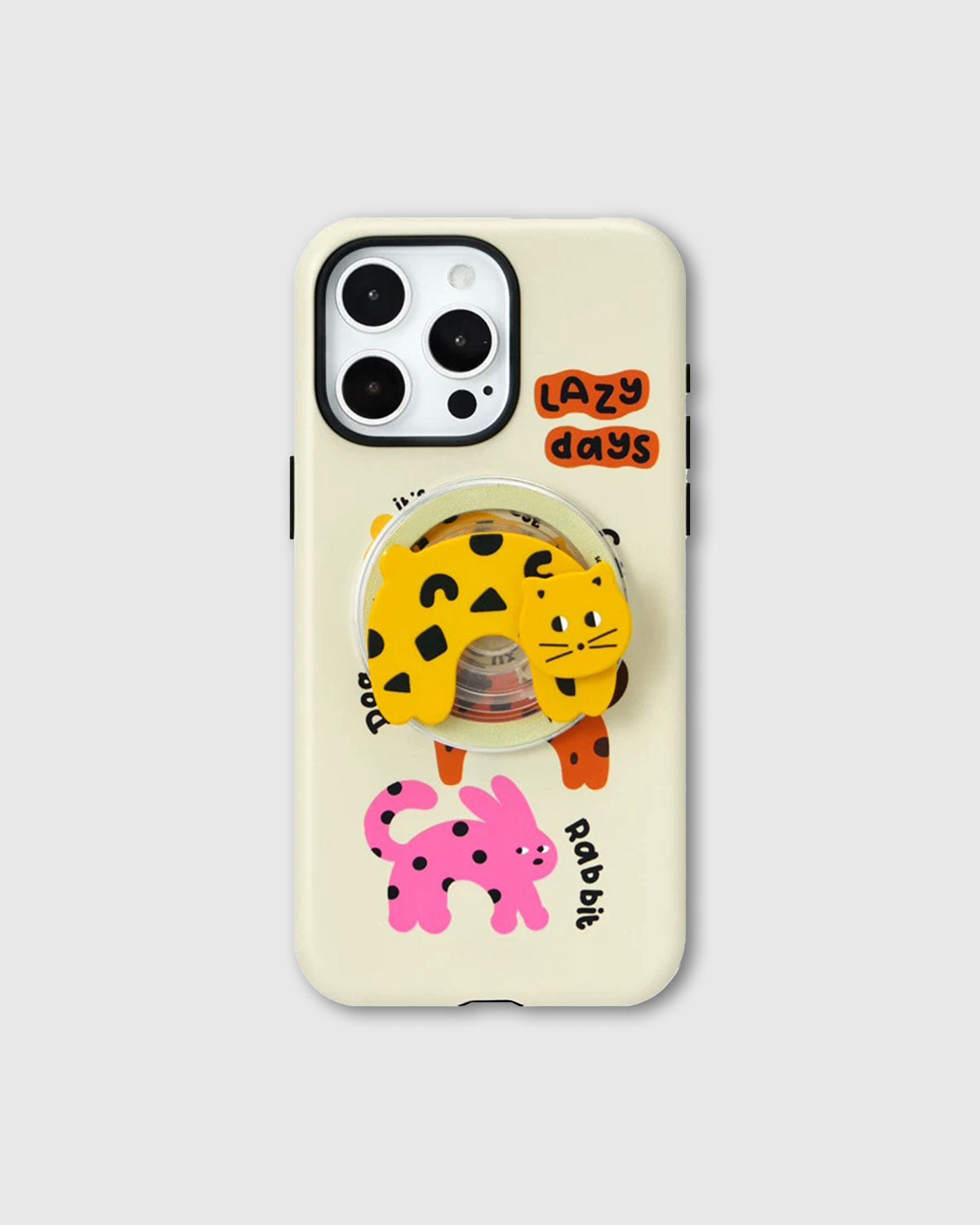 LAZY DAYS ANIMAL GRIP PHONE CASE