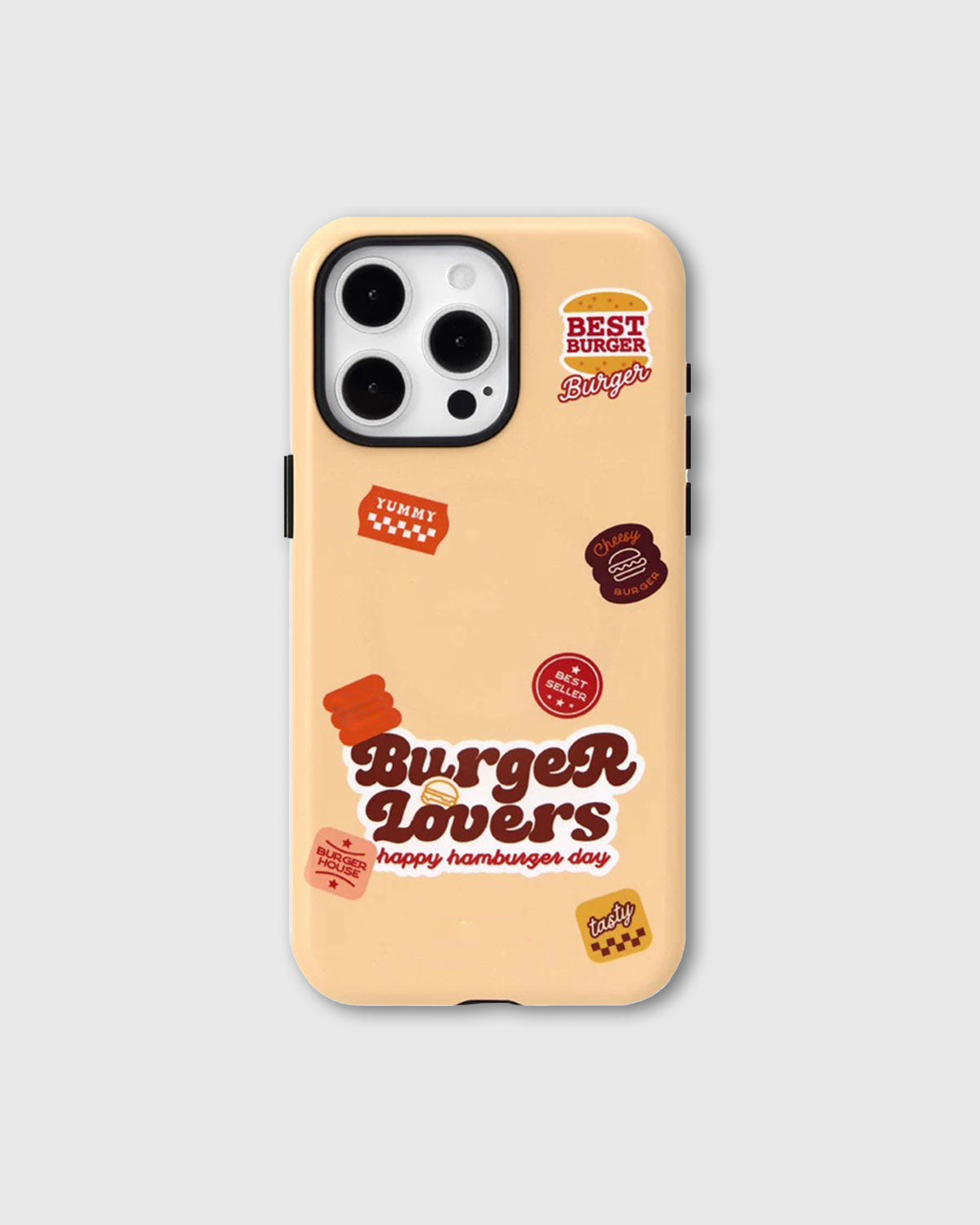 BURGER LOVERS GRIP PHONE CASE