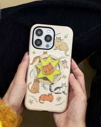 SARUNG TELEFON CENGKAMAN KUCING BINTANG