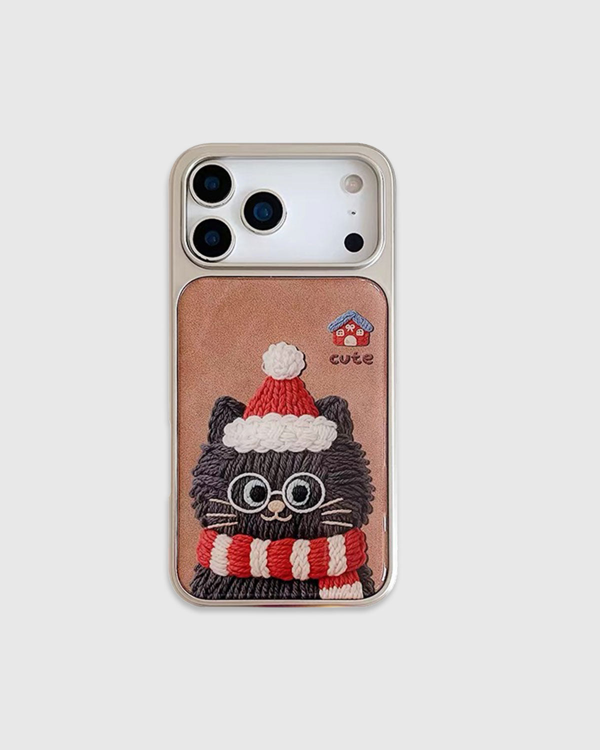 COZY WINTER CAT PHONE CASE