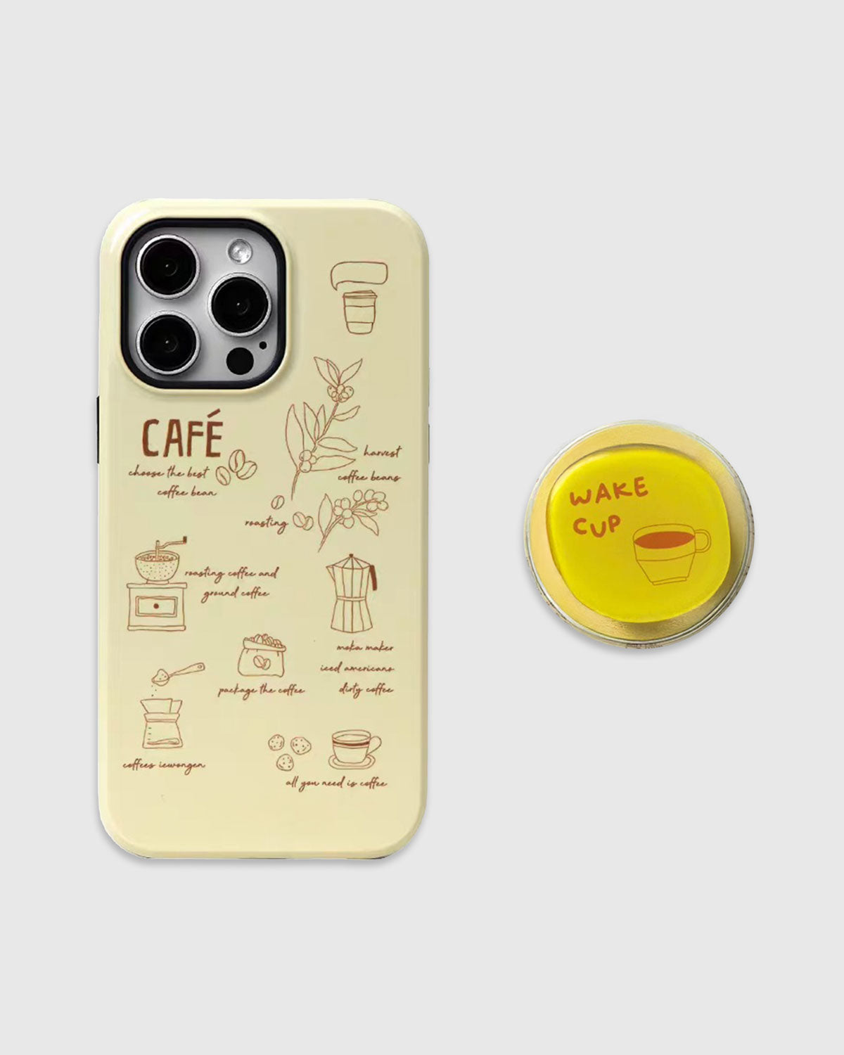 CAFÉ NOTES PHONE CASE