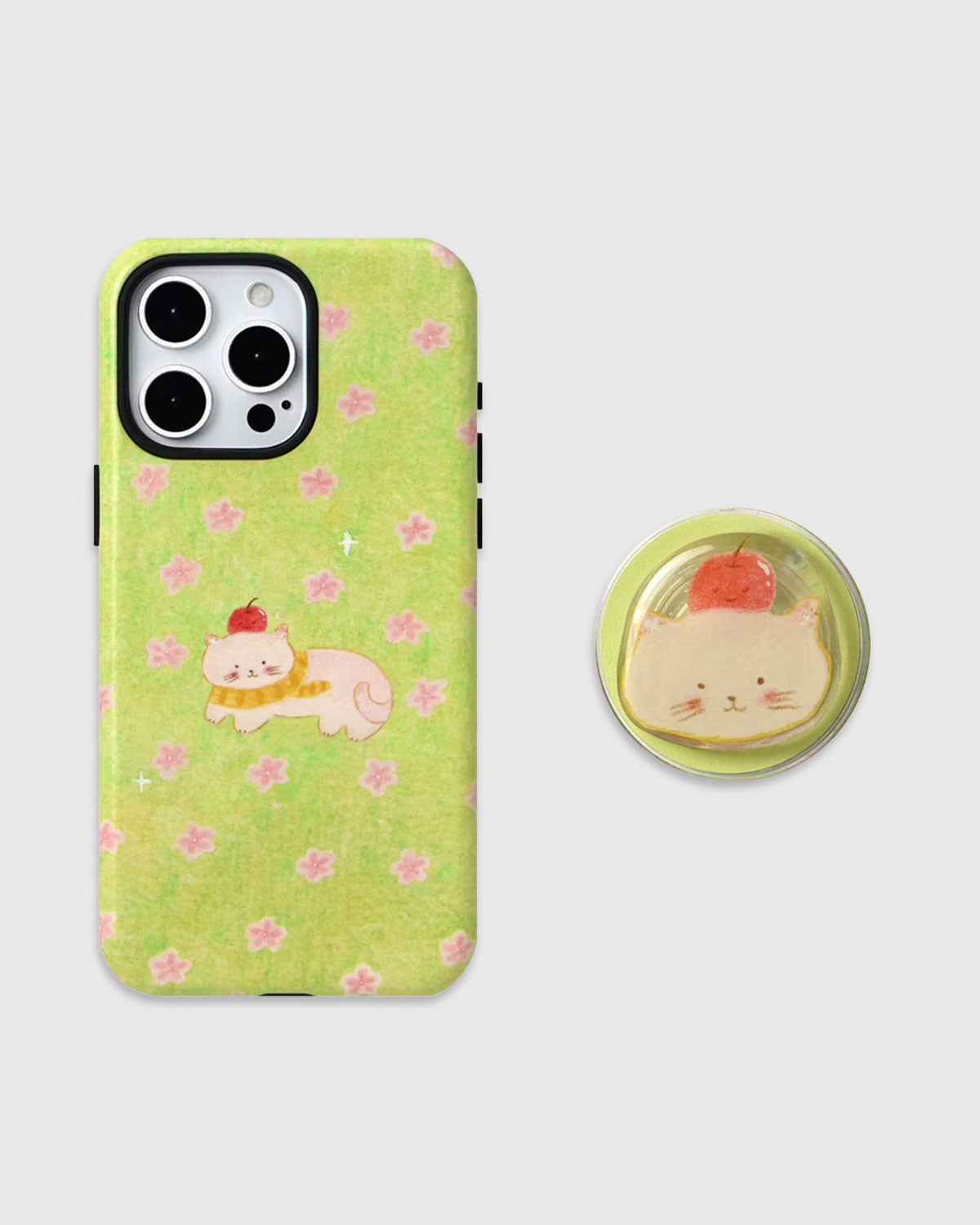 CHERRY CAT PHONE CASE