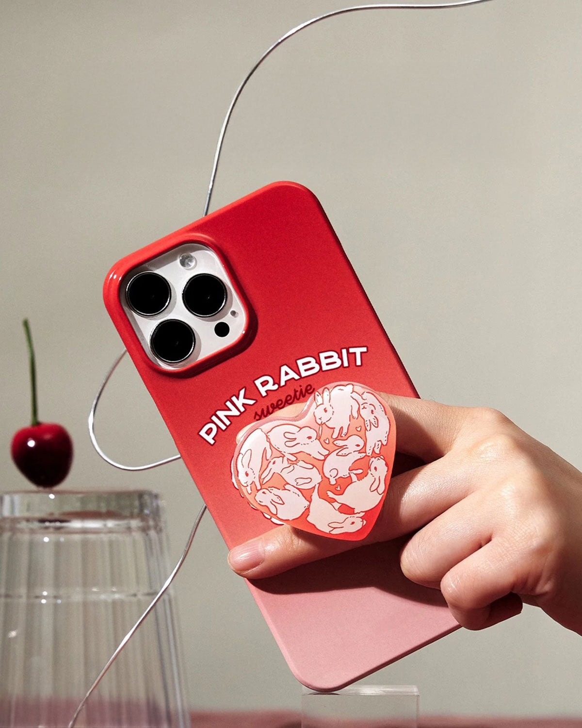 Pink Rabbit Phone Case