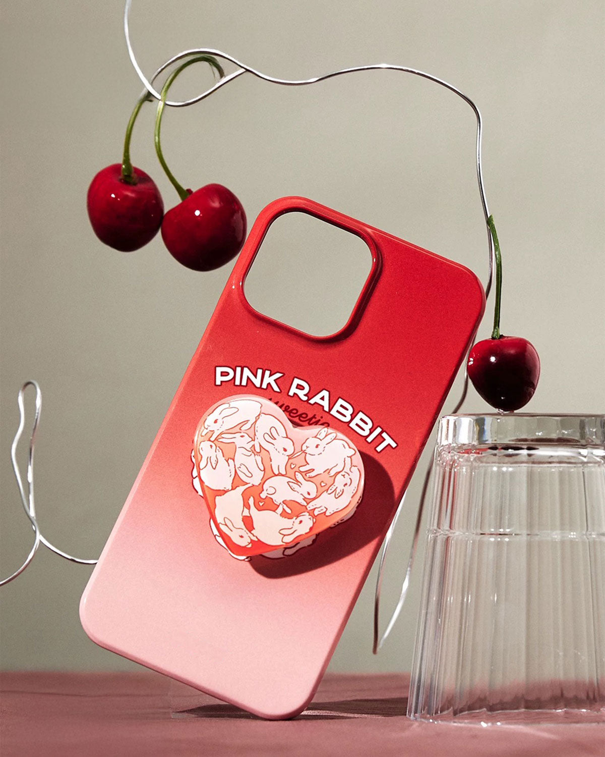 Pink Rabbit Phone Case