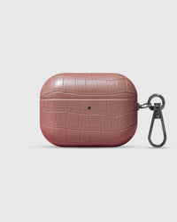 STICKYZOO Vintage Croc AirPods Pro Case in rose matte embossed vegan leather