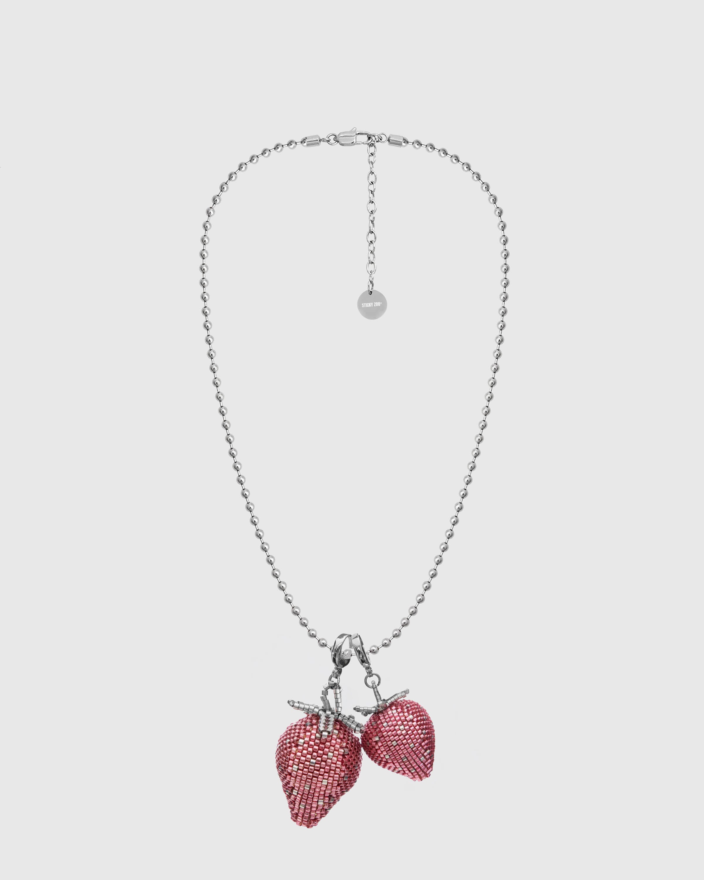 STRAWBERRY BEAD NECKLACE