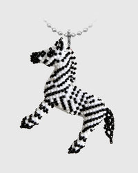 ZEBRA BEAD NECKLACE