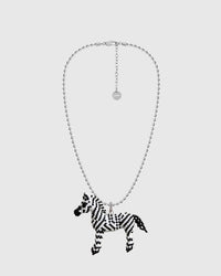 ZEBRA BEAD NECKLACE