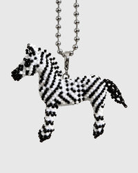 ZEBRA BEAD NECKLACE