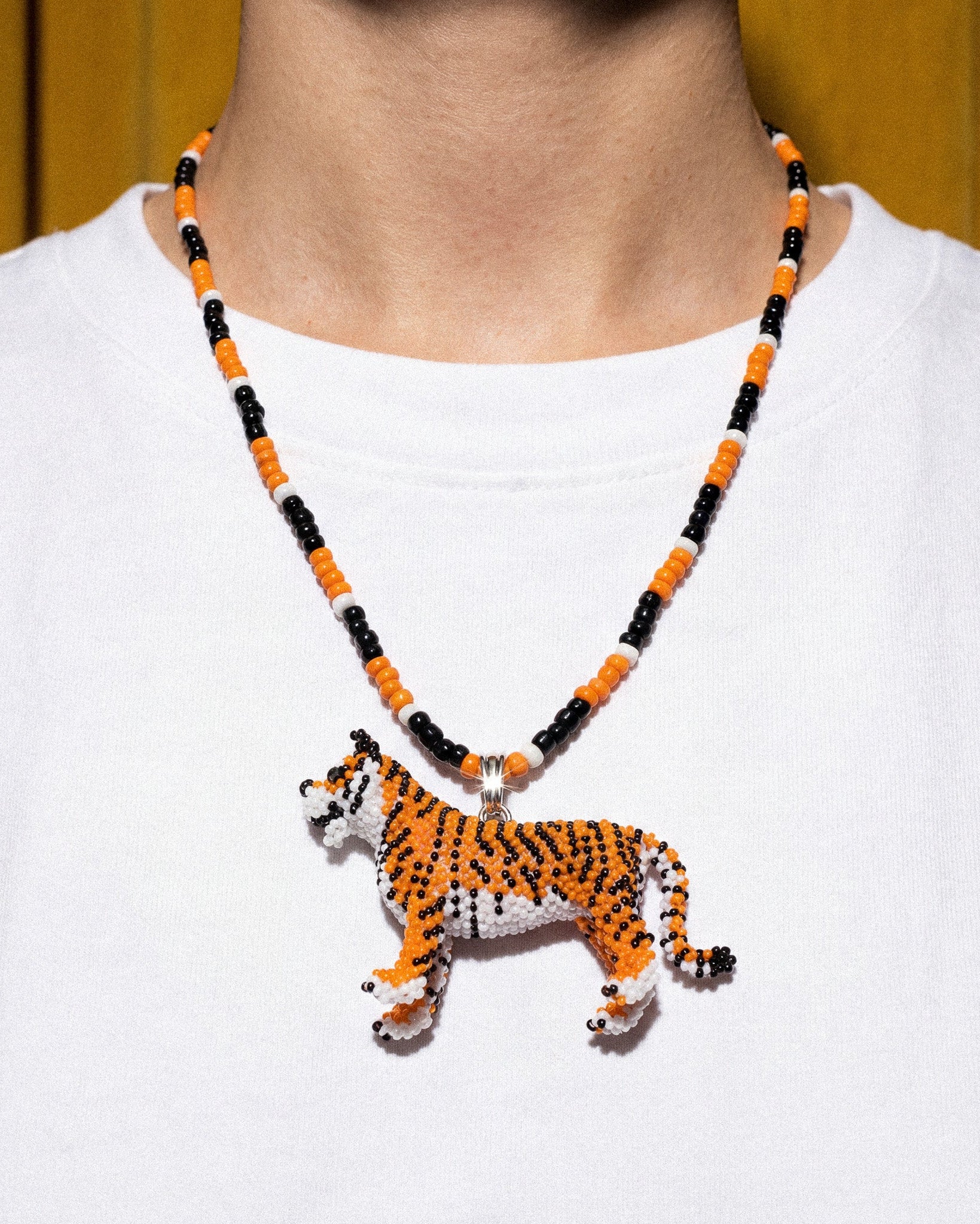 TIGER BEAD NECKLACE