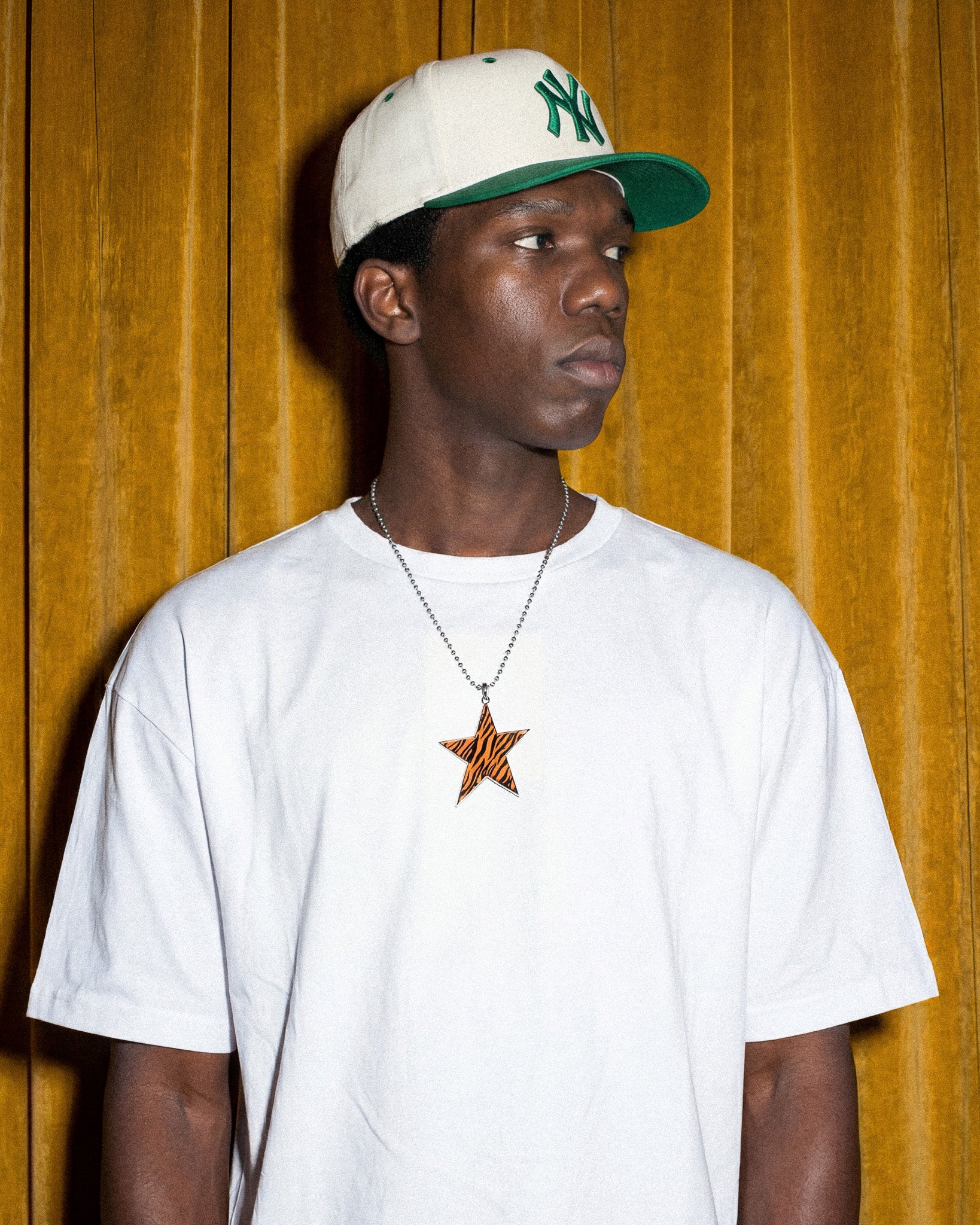 TIGER STAR BEAD NECKLACE