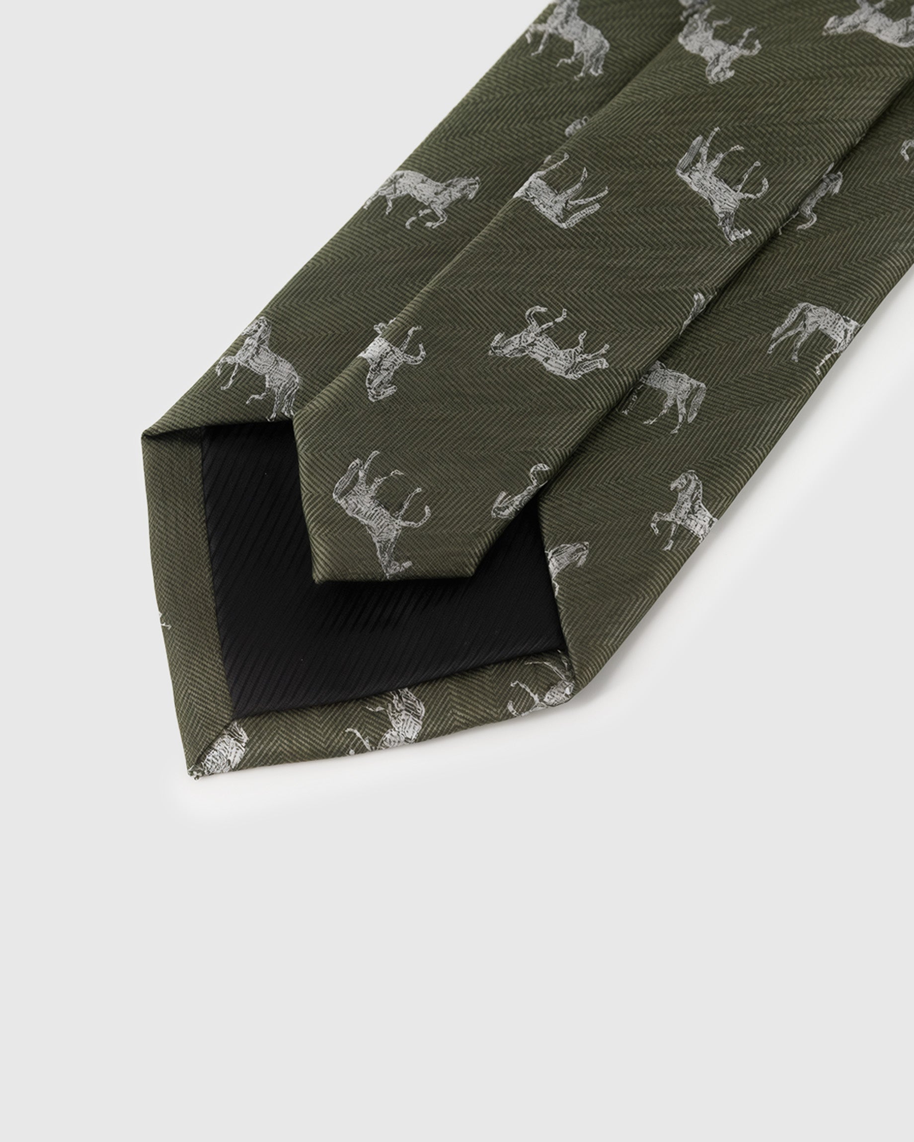 OLIVE STALLION TIE