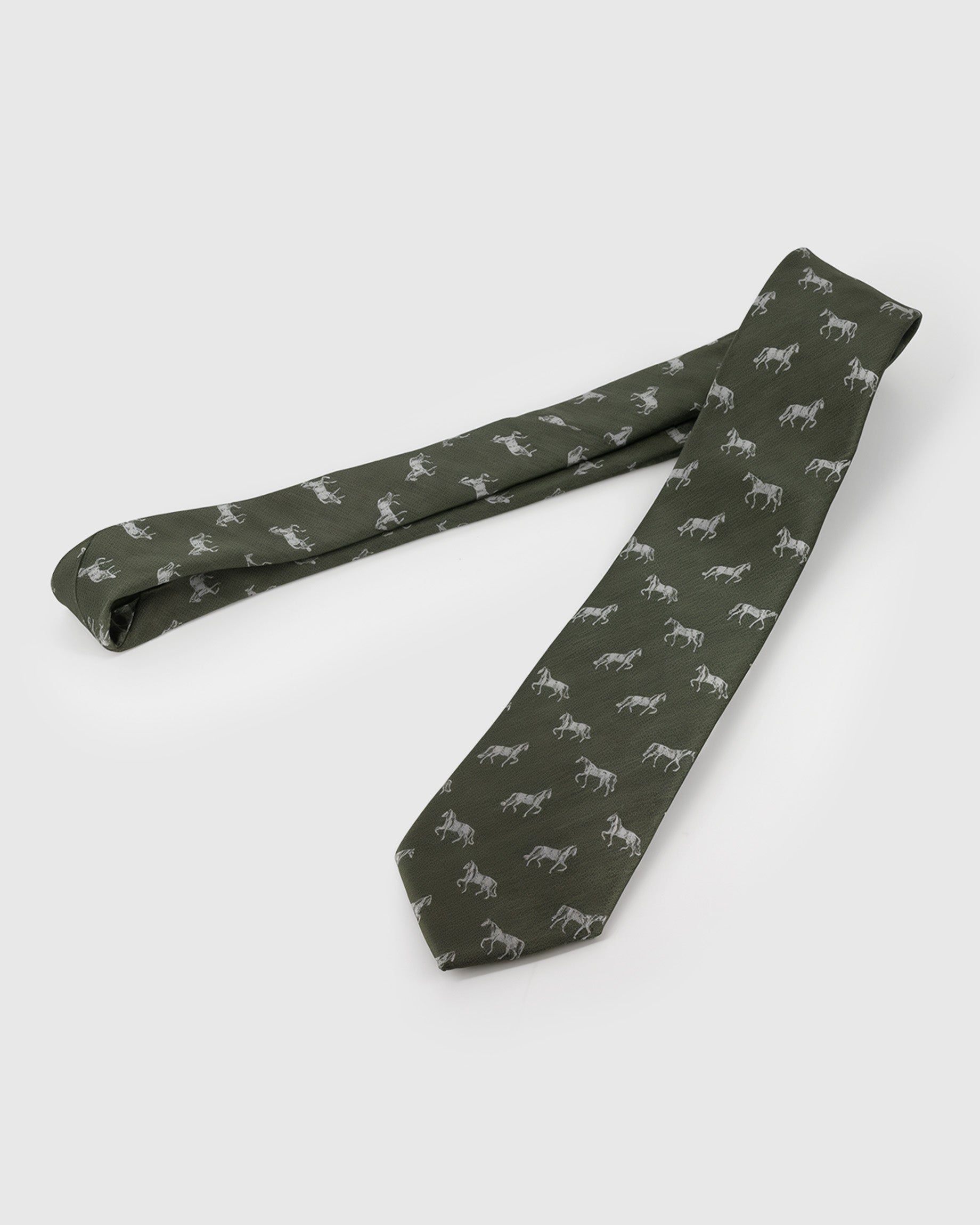 OLIVE STALLION TIE