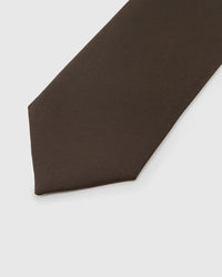 ESPRESSO TEXTURE detail on mulberry silk tie showing hand-embroidered raised thread pattern by STICKYZOO