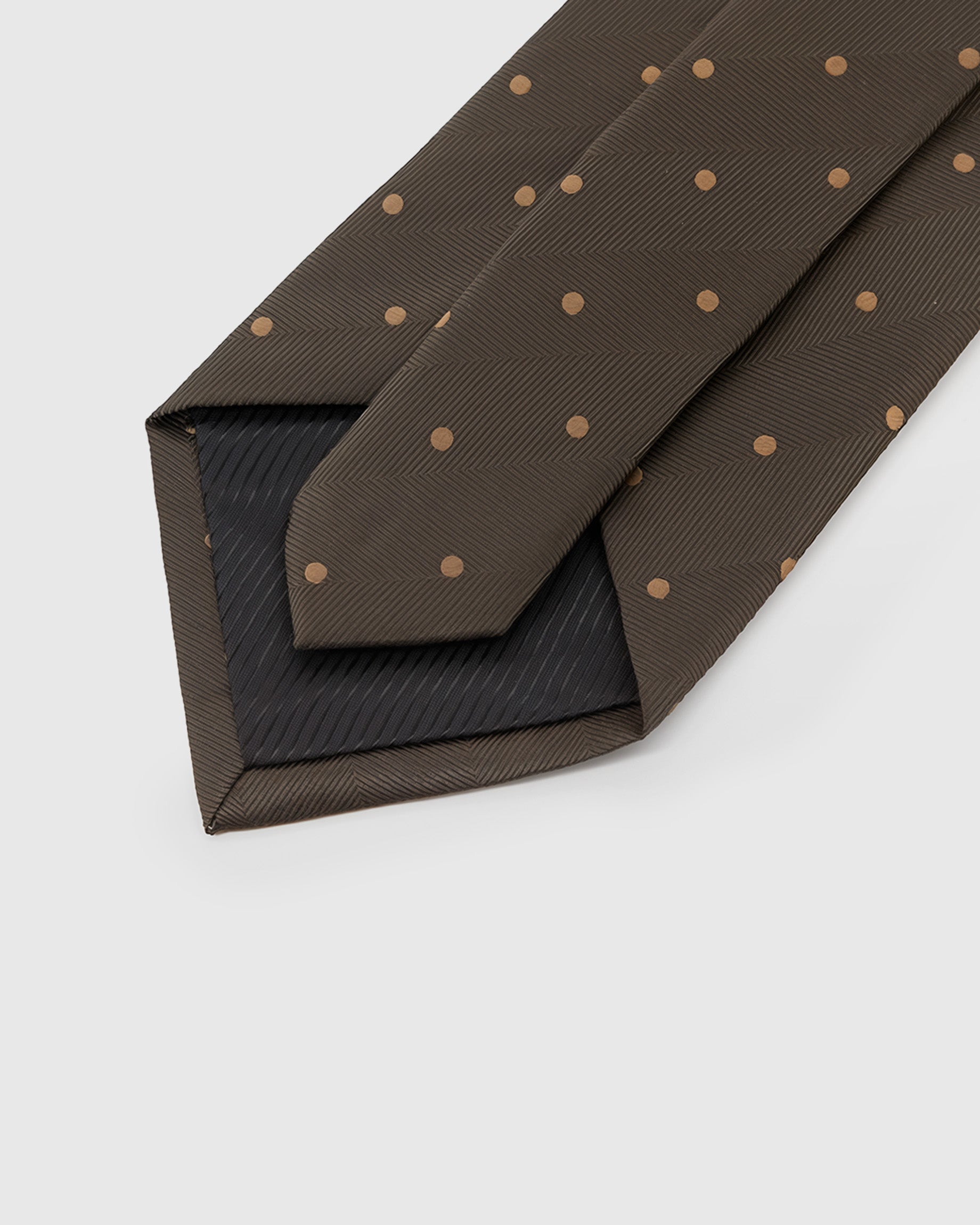 MOCHA DOT TIE