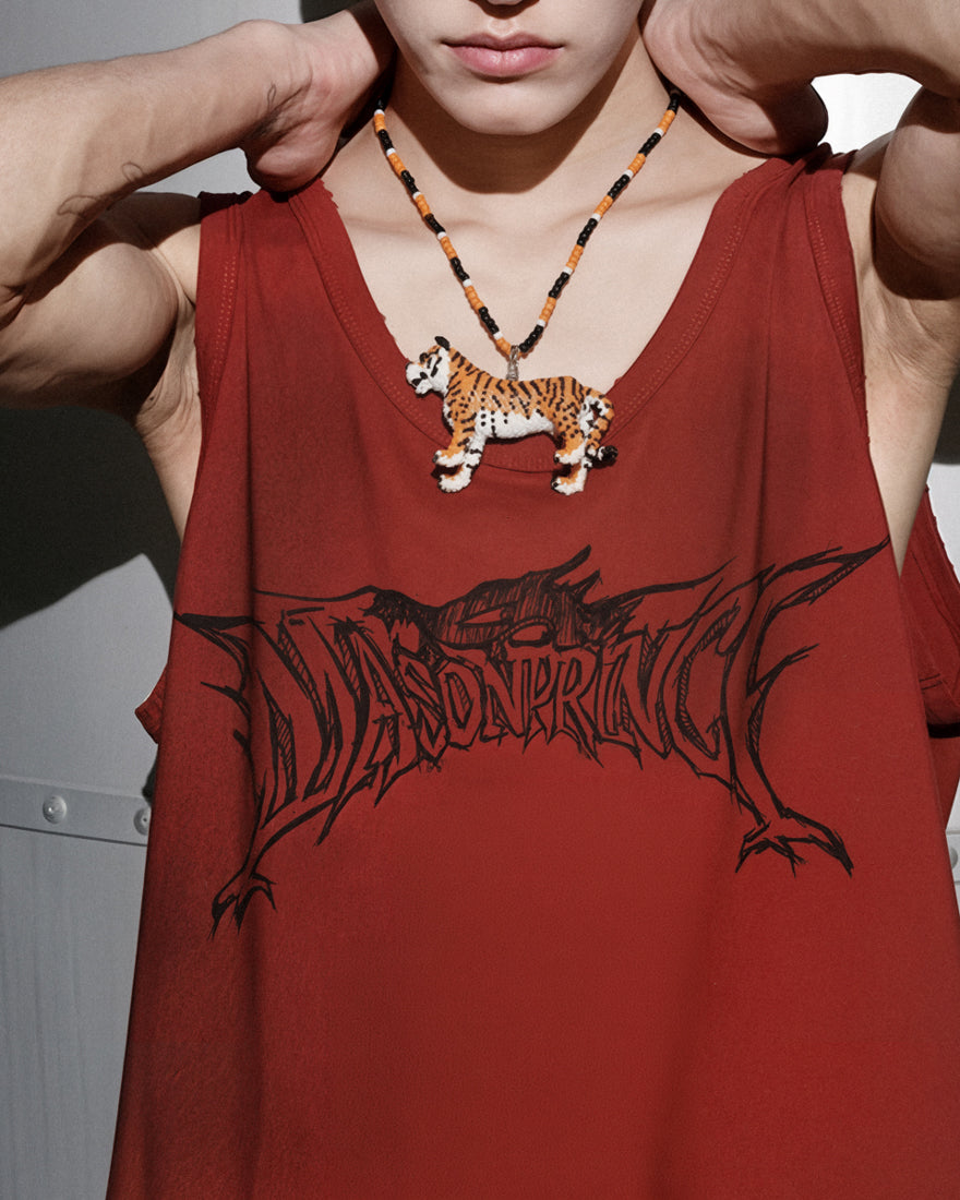 TIGER BEAD NECKLACE