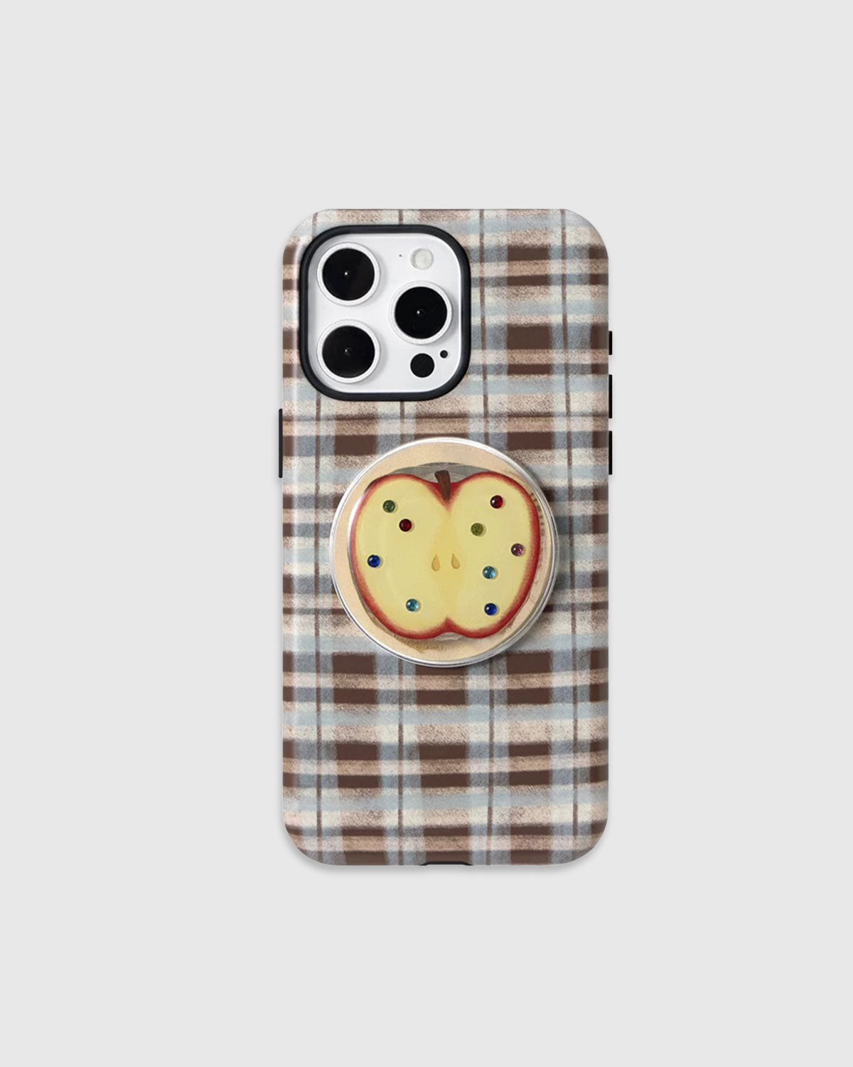Apple Plaid Phone Case