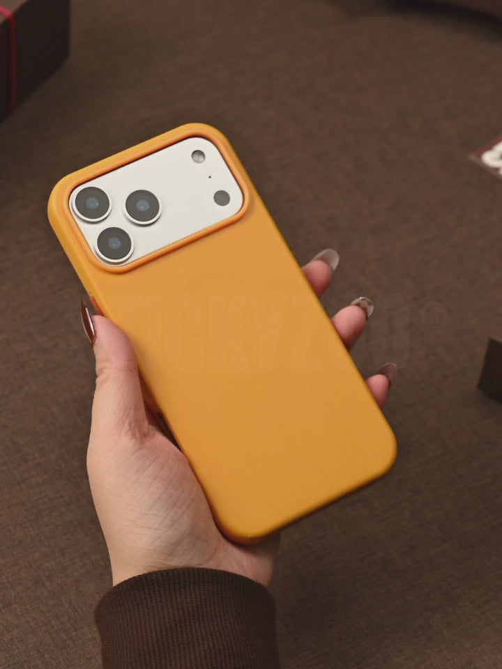 Leather Bear Charm Phone Case – Handmade French Alran MagSafe